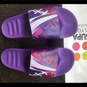 Slydes slide on slipper beach Sandel Size 12